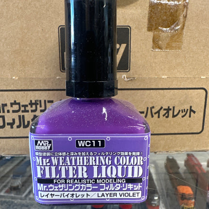 Mr Hobby Filter Liquid Violet Weathering Color