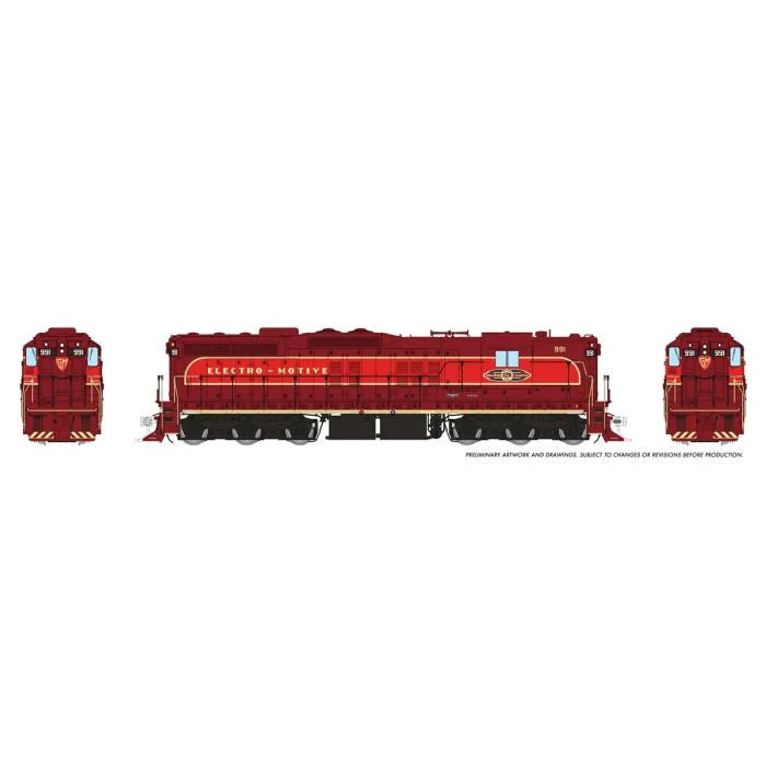 Rapido HO Scale EMD Demonstrator SD7 991 DC