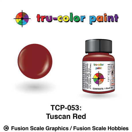 Tru Color Paint Tuscan Red 1oz
