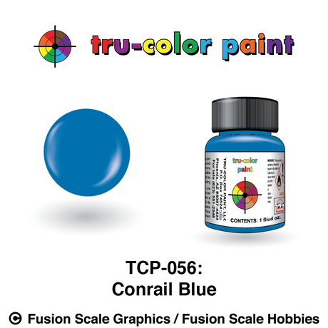 Tru Color Paint Conrail Blue 1oz