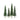 JTT 92025 Z scale Spruce Trees - 1"-2" - 55-pack