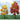 JTT 92220 N scale Sycamore Trees - Autumn - 2.25"-2.5" - 4-pack