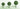 JTT 94330 Micro Trees - Medium Green - 30-pack