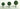 JTT 94331 Micro Trees - Dark Green - 30-pack