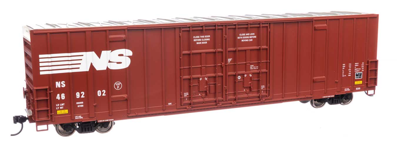 Walthers Mainline HO Scale Norfolk Southern #469202 60' High Cube Plate F Boxcar