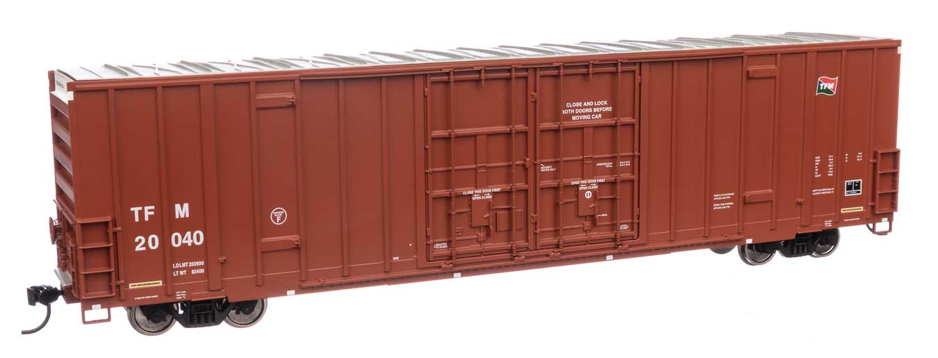 Walthers Mainline HO Scale Transportacion Ferroviaria Mexicana #20040 60' High Cube Plate F Boxcar