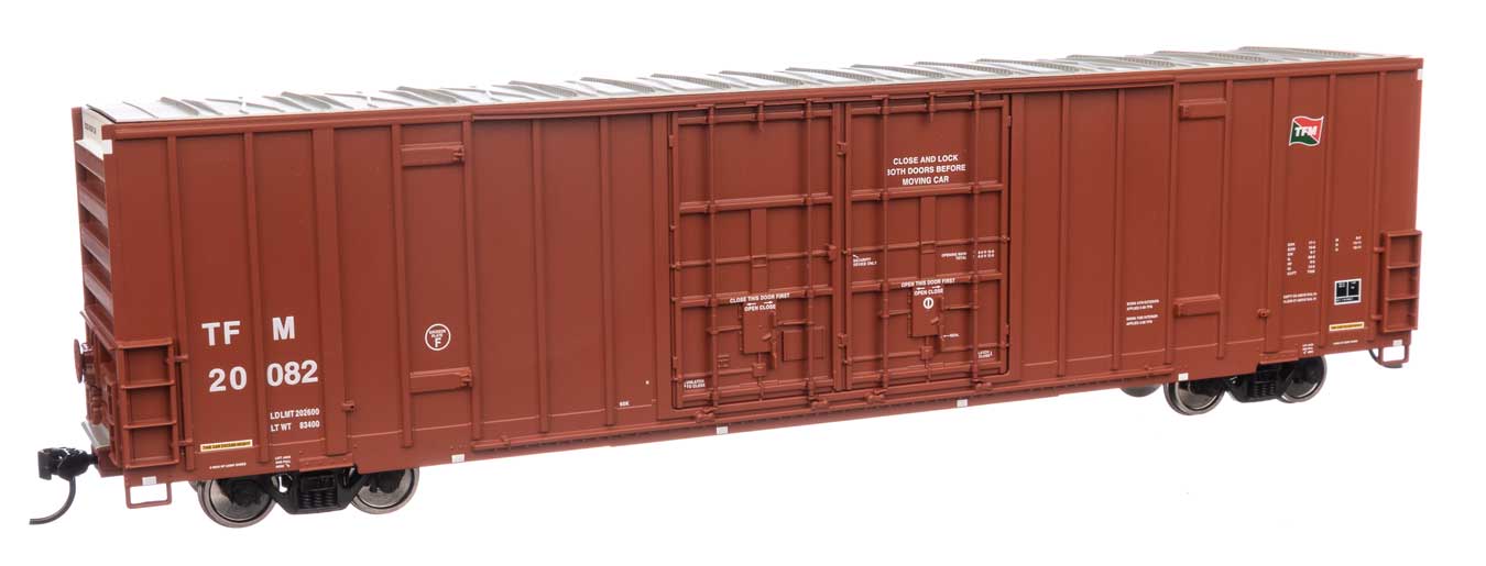 Walthers Mainline HO Scale Transportacion Ferroviaria Mexicana #20082 60' High Cube Plate F Boxcar