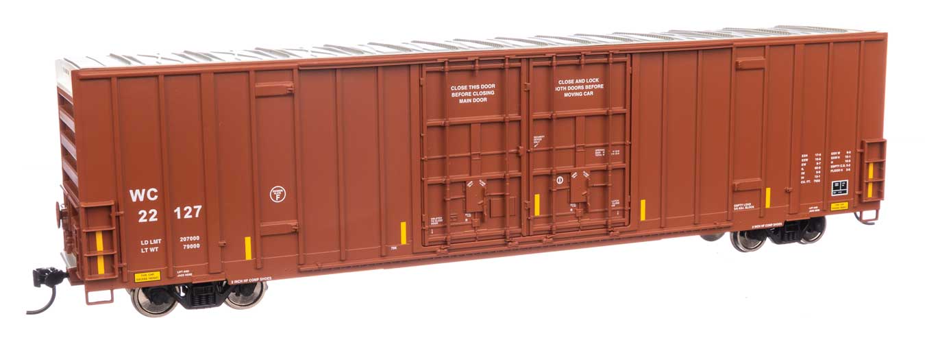 Walthers Mainline HO Scale Wisconsin Central #22127 60' High Cube Plate F Boxcar