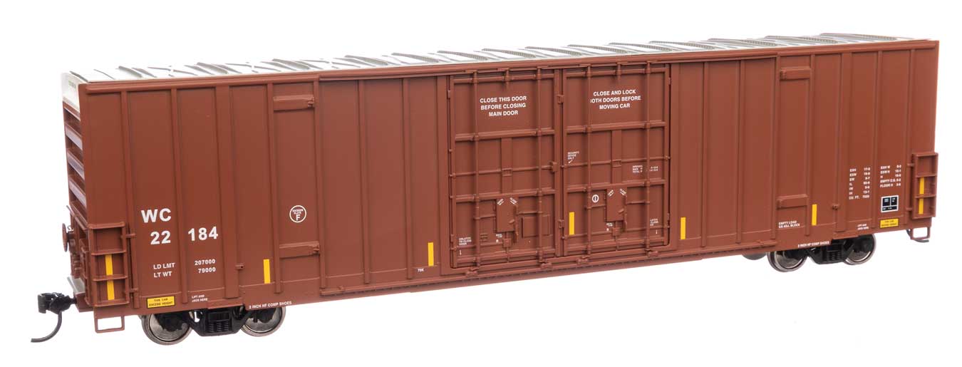 Walthers Mainline HO Scale Wisconsin Central #22184 60' High Cube Plate F Boxcar