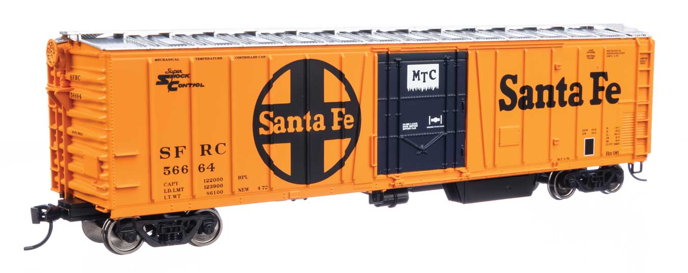 Walthers Mainline HO ATSF #56664 50' AAR Mechanical Refrigerator Car