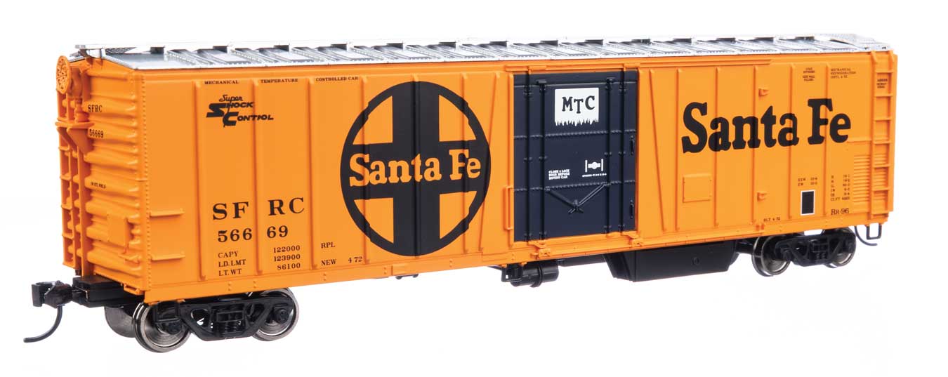 Walthers Mainline HO ATSF #56669 50' AAR Mechanical Refrigerator Car