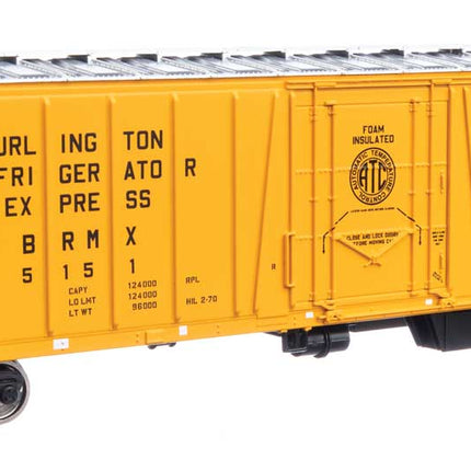 Walthers Mainline HO CBQ 5151 50' AAR Mechanical Refrigerator Car