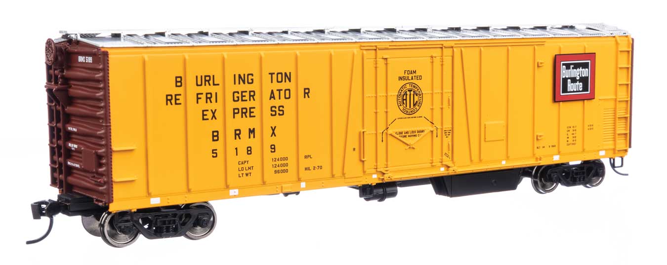 Walthers Mainline HO CB&Q #5189 50' AAR Mechanical Refrigerator Car