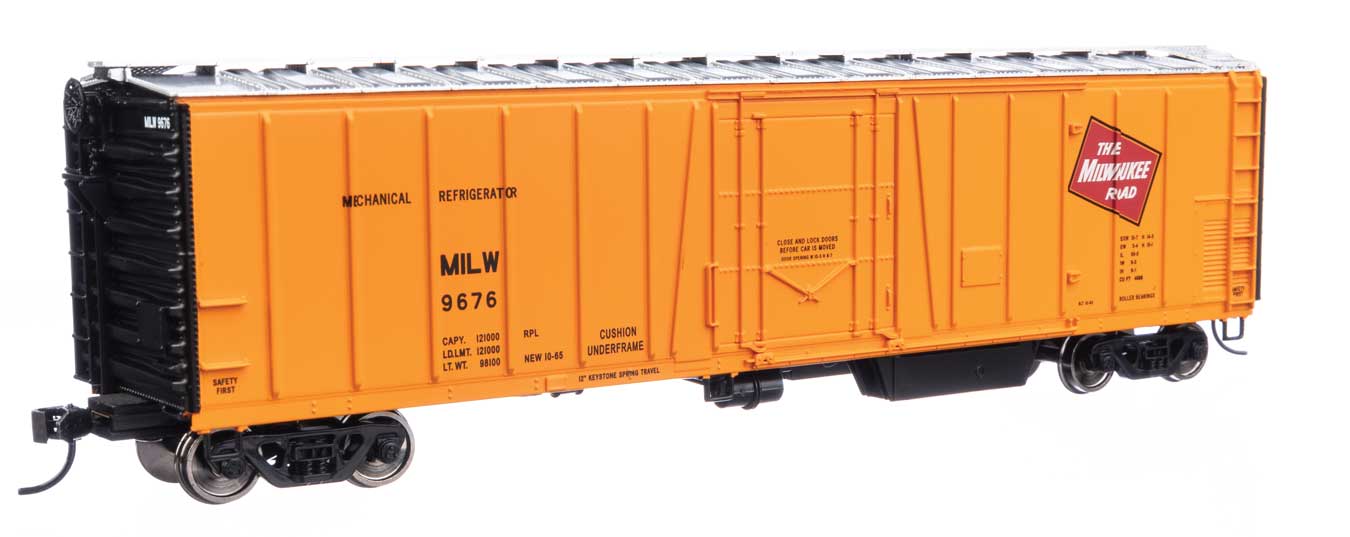 Walthers Mainline HO MILW #9676 50' AAR Mechanical Refrigerator Car