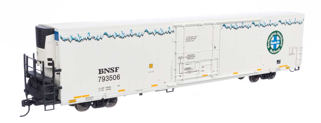 Walthers Mainline HO BNSF Railway #793506 72' Modern Refrigerator Boxcar