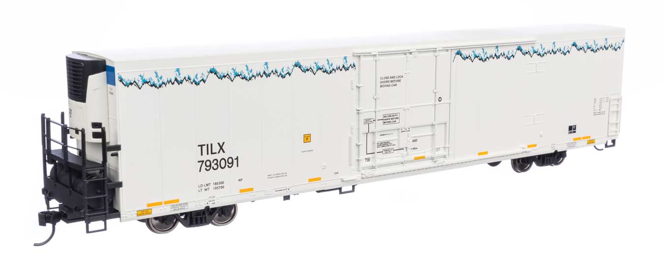 Walthers Mainline HO Trinity Industries Leasing TILX #793091 72' Modern Refrigerator Boxcar