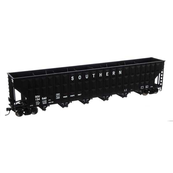 Walthers Mainline HO Scale  Wood Chip Hopper Car SOU #134642 blk