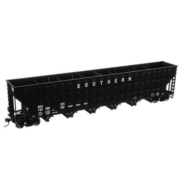 Walthers Mainline HO Scale  Wood Chip Hopper Car SOU #134720 blk