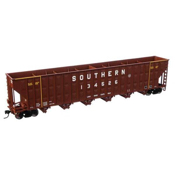 Walthers Mainline HO Scale  Wood Chip Hopper Car SOU #134526 brwn