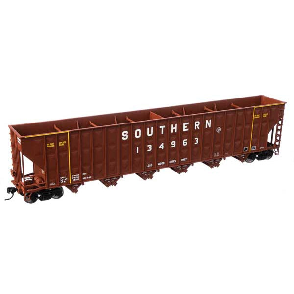 Walthers Mainline HO Scale  Wood Chip Hopper Car SOU #134963 brwn