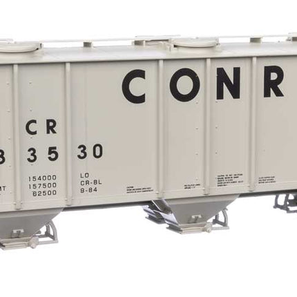 Walthers Mainline HO Scale Conrail #883530 50' Pullman-Standard PS-2 2893 3-Bay Covered Hopper