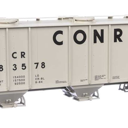 Walthers Mainline HO Scale Conrail #883578 50' Pullman-Standard PS-2 2893 3-Bay Covered Hopper