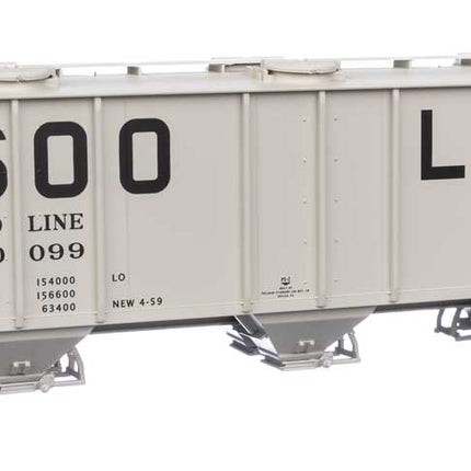 Walthers Mainline HO Scale Soo Line #70099 50' Pullman-Standard PS-2 2893 3-Bay Covered Hopper