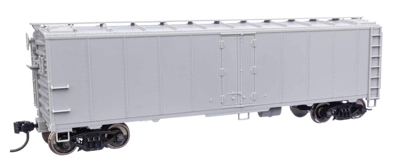 Walthers Mainline HO Scale Undecorated 40' Steel Reefer with Dreadnaught Ends