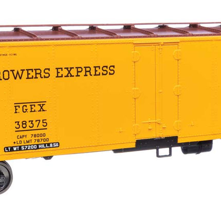 Walthers Mainline HO Scale Fruit Growers Express FGEX #38375 40' Steel Reefer with Dreadnaught Ends