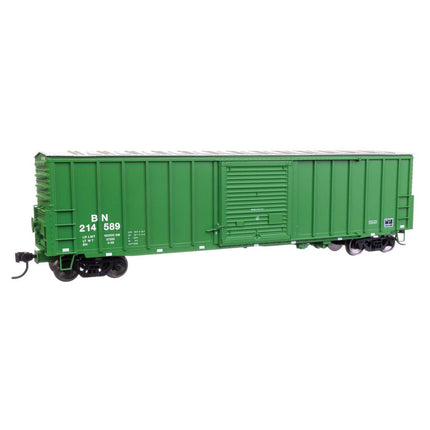 Walthers Mainline HO Scale Burlington Northern #214589 50' ACF Exterior Post Dreadnaught End Plate B Boxcar