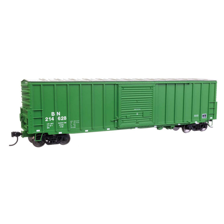 Walthers Mainline HO Scale Burlington Northern #214628 50' ACF Exterior Post Dreadnaught End Plate B Boxcar