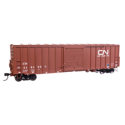 Walthers Mainline HO Scale Canadian National #416122 50' ACF Exterior Post Dreadnaught End Plate B Boxcar