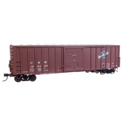 Walthers Mainline HO Scale Chicago & North Western(TM) #155299 50' ACF Exterior Post Dreadnaught End Plate B Boxcar