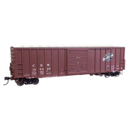 Walthers Mainline HO Scale Chicago & North Western(TM) #155499 50' ACF Exterior Post Dreadnaught End Plate B Boxcar