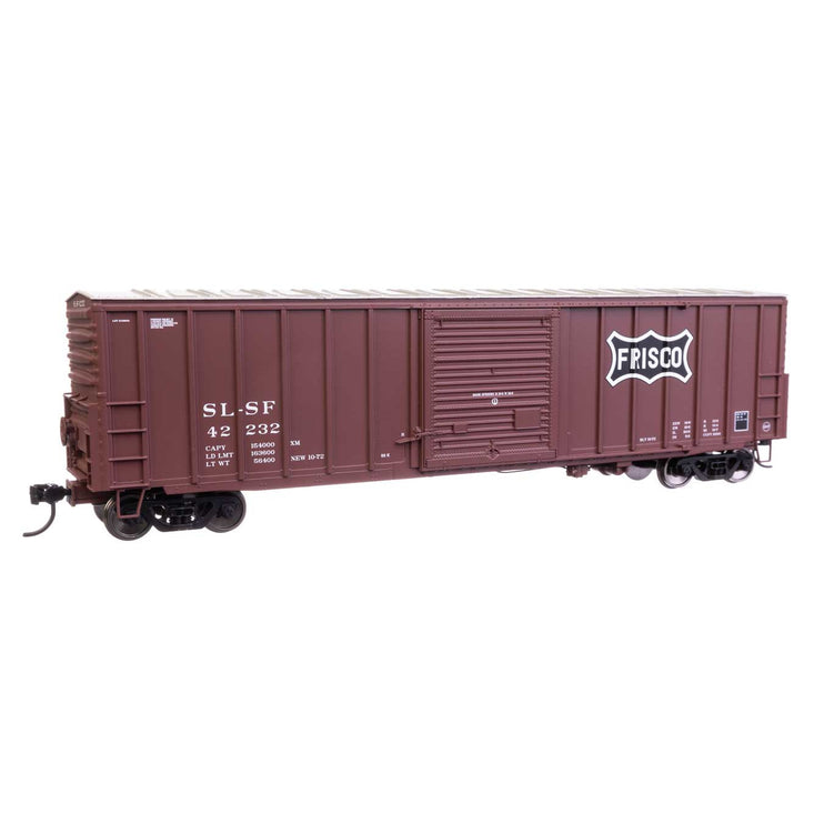 Walthers Mainline HO Scale St. Louis - San Francisco Frisco #42232 50' ACF Exterior Post Dreadnaught End Plate B Boxcar