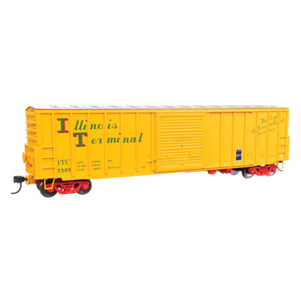 Walthers Mainline HO Scale Illinois Terminal #7349 50' ACF Exterior Post Dreadnaught End Plate B Boxcar