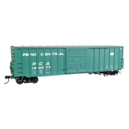 Walthers Mainline HO Scale Penn Central #166077 50' ACF Exterior Post Dreadnaught End Plate B Boxcar