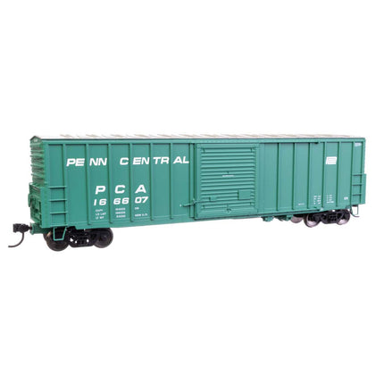 Walthers Mainline HO Scale Penn Central #166607 50' ACF Exterior Post Dreadnaught End Plate B Boxcar