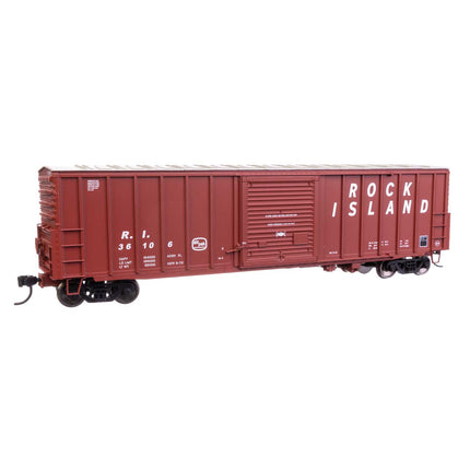 Walthers Mainline HO Scale Rock Island #36106 50' ACF Exterior Post Dreadnaught End Plate B Boxcar