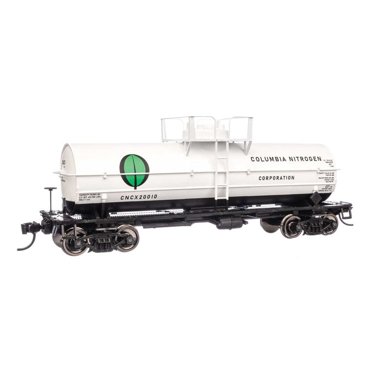 Walthers Mainline HO Scale Columbia Nitrogen CNCX #20010 36ft 10,000 Gallon Insulated Tank Car