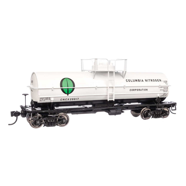 Walthers Mainline HO Scale Columbia Nitrogen CNCX #20017 36ft 10,000 Gallon Insulated Tank Car