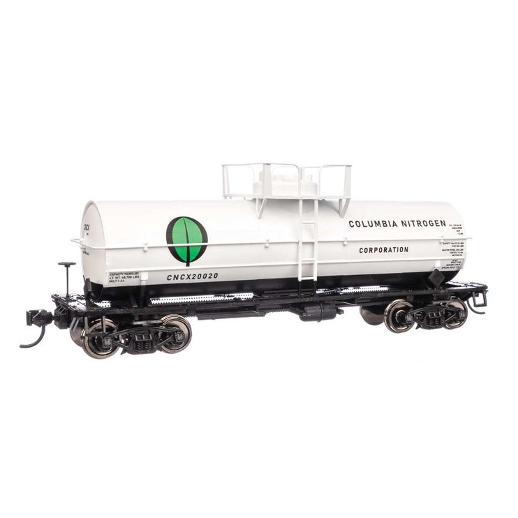 Walthers Mainline HO Scale Columbia Nitrogen CNCX #20020 36ft 10,000 Gallon Insulated Tank Car