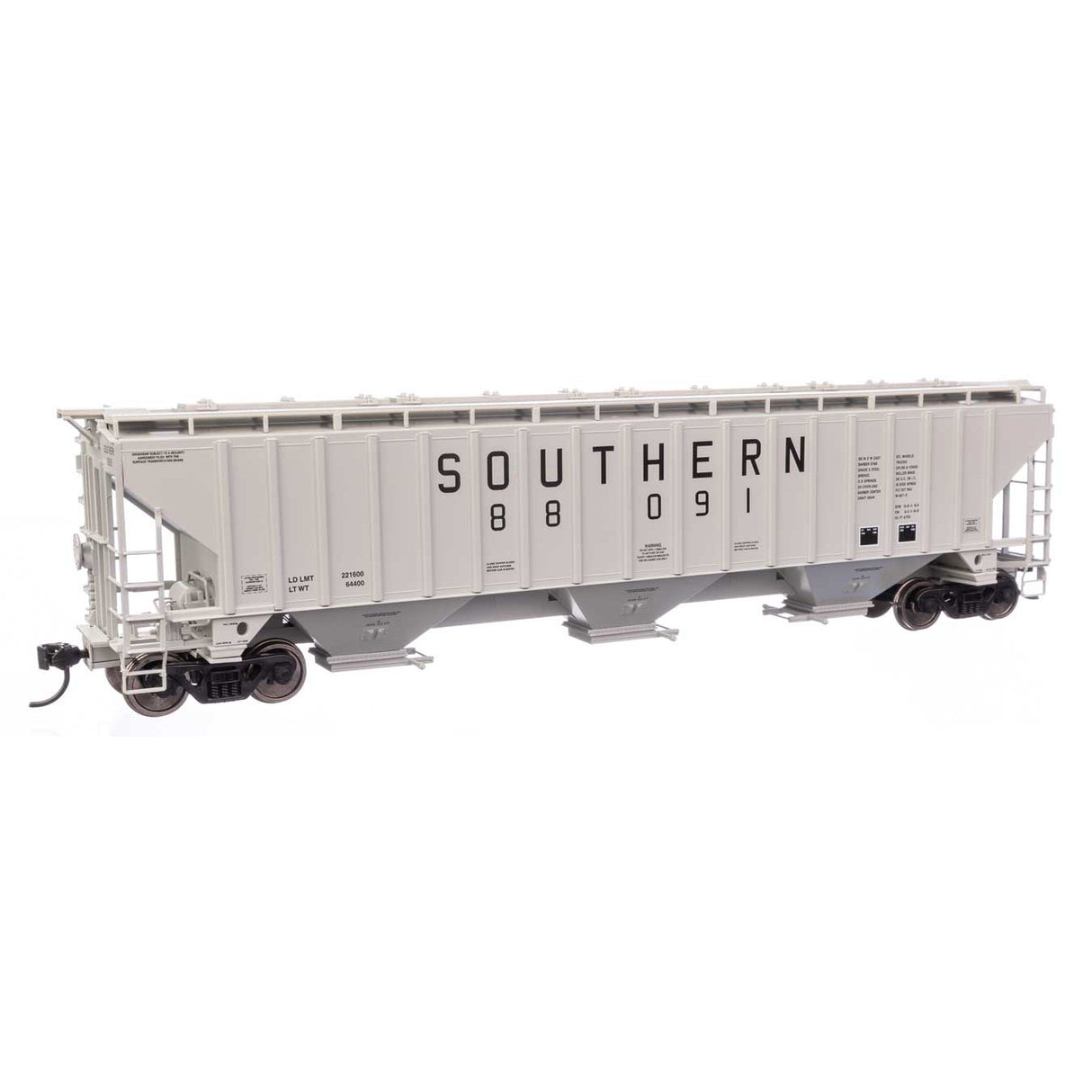 Walthers Mainline HO Scale Southern 88091 Trinity 4750 Covered Hopper