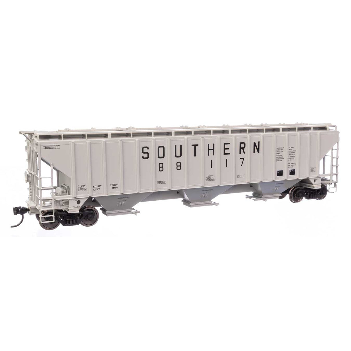 Walthers Mainline HO Scale Southern 88117 Trinity 4750 Covered Hopper