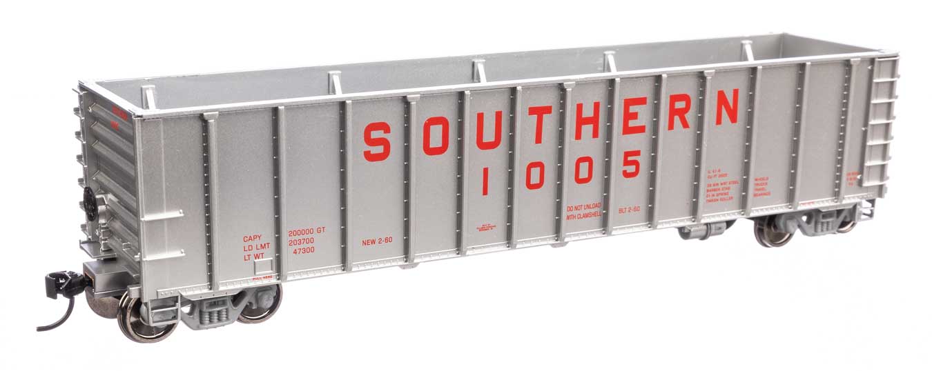 Walthers Mainline HO Southern #1005 50' PS 4000 Cu Ft Coal Gondola