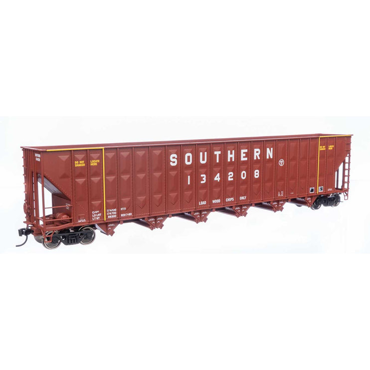 Walthers Mainline HO Scale Southern Brown 134208 Greenville 7,000 Cubic Foot Wood Chip Hopper