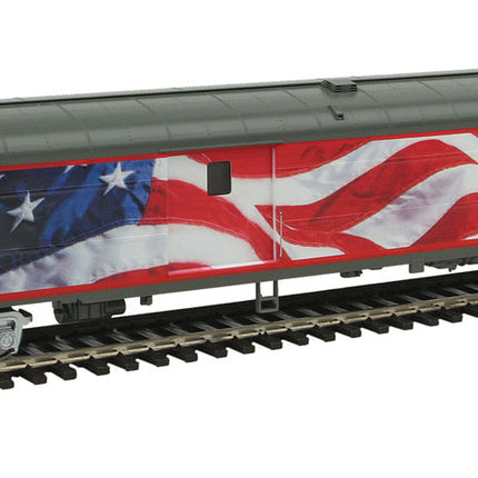 Walthers Proto HO Scale 85' ACF Baggage Car Union Pacific Heritage Fleet #5769 American Flag Scheme