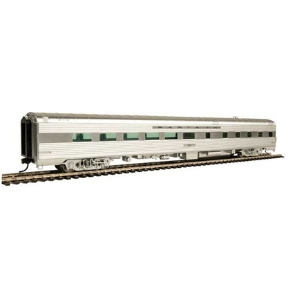 Walthers Proto HO Scale 85' Pullman Standard 36-Seat Diner - Ready to Run Santa Fe #61, Business Train (Real Metal Finish)