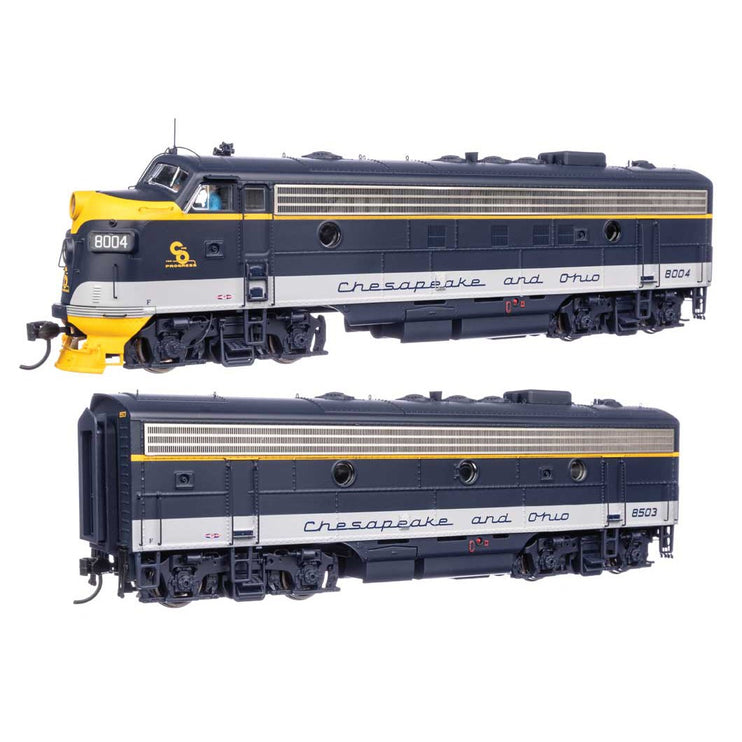 Walthers Proto HO Scale Chesapeake & Ohio #8004 & 8503  LokSound 5 Sound & DCC