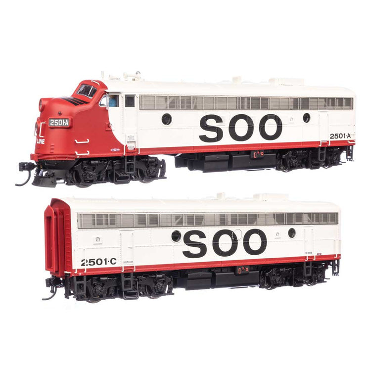 Walthers Proto HO Scale Soo Line #2501A & 2501C  LokSound 5 Sound & DCC